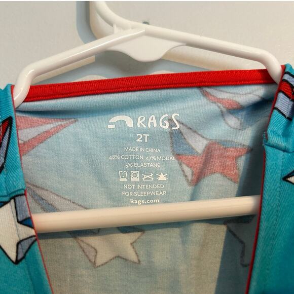 NWT Rags Shooting Stars Patriotic Tiered Dress – 2T - Picture 3 of 8